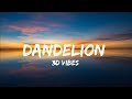 DANDELION song lyrics |3d vibes|