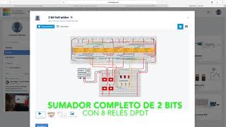 2 bit relay full adder