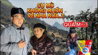 CỤ BÀ MÙ SỢ ĐAU không về nhà nữa..?món quà bên mỹ cháu TUYÊN không trao tiền..!