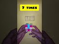 How to solve Rubik cube in 7 moves #shorts #trending #video