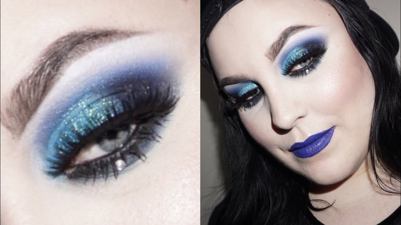 Icey Blue Makeup Tutorial Youtube