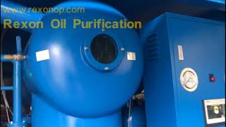 Rexon ZYD High Vacuum Transformer Oil Purification System