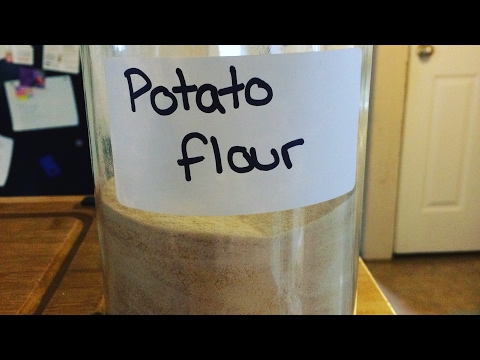 How to make Potato flour at home How to make Potato flour at home