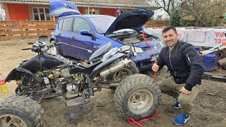 Am resușit să pornim atv-ul dar  s-a întâmplat ceva grav cu el..#atvvlog