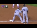 col@ari blackmon lines a double to score lemahieu