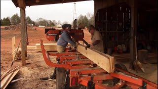 Ep3 sawing yellow pine siding 1x8s lt35 woodmizer