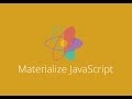 Materialize Modal lesson 6