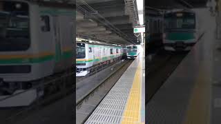 宇都宮駅在来線走行シーン