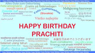 Prachiti   Languages Idiomas - Happy Birthday