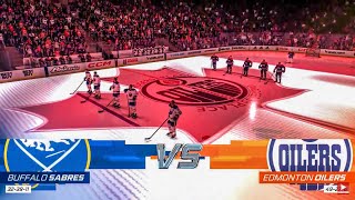 Buffalo Sabres vs Edmonton Oilers 10/18/2022 NHL 23 Gameplay