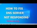 How to Fix : DNS Server not responding Error in Windows 10 \ 8 \ 7 | Problm Sloved