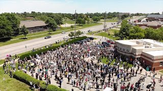 Nearly 2,000 gather in north Wichita to rally for justice for George Floyd