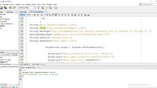Send email using java program (Applied java video series part-1)