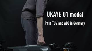 UKAYE U1 - 300w - New 2020 e-Scooter @TheScooterSite.com (3)