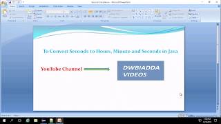 HOW TO CONVERT SECONDS TO HOURS AND MINUTES IN JAVA
