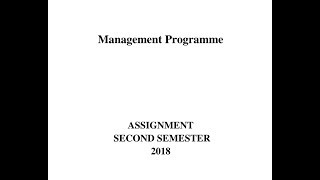 IGNOU mba assignment questions july 2018