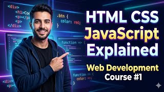 HTML CSS JavaScript Explained | Complete Web Development Course for Beginners #1