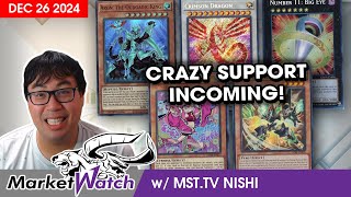 Crazy Support Incoming Causes Huge Buyouts \u0026 Price Spikes! Yu-Gi-Oh! Market Watch December 26 2024