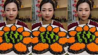 ASMR TOBIKO EGGS | FLYING FISH ROE | EXTREME EATING SOUNDS