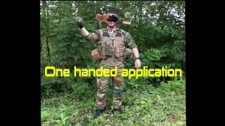 TCCC-CATTQ-SELF AID-Combat Application Tourniquet-Quickdraw C-A-T Holster-ONE HANDED APPLICATION