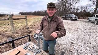 Isaac explains how to install fence spring to wire tensioner.