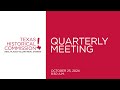 Texas Historical Commission Quarterly Meeting-October 25, 2024