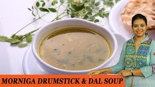 MORNIGA DRUMSTICK \u0026 DAL SOUP - Mrs Vahchef