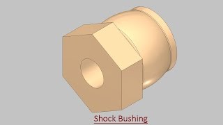 Shock Bushing (Video Tutorial) Autodesk Inventor