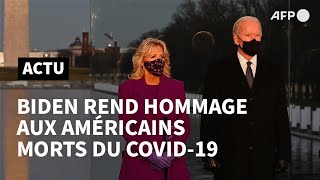 Hommage de Biden aux 400.000 victimes américaines du Covid | AFP