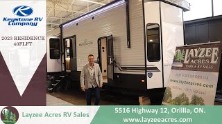 2023 Keystone Residence 40FLFT - Putting a Bandana and Drawing First Blood! - Layzee Acres RV Sales