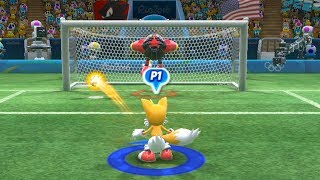 Football( Extra Hard )Team Tails vs Team Shadow(CPU) Mario and Sonic at The Rio 2016 Olympic Games