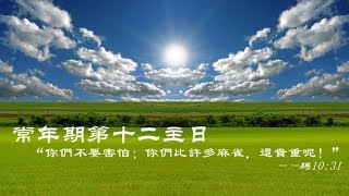 常年期第十二主日（粤語）