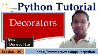#59 Python Tutorial for Beginners | Decorators in Python