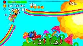 hill climb racing - hippie van on rainbow 🌈 #349 Mrmai Gaming