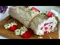 meringue roll with strawberries and cream recipe