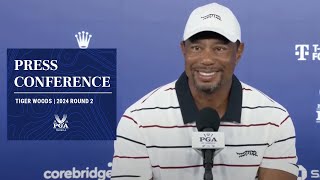 Tiger Woods Press Conference | 2024 PGA Championship Round 2
