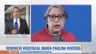 Renuncia la vicefiscal María Paulina Riveros