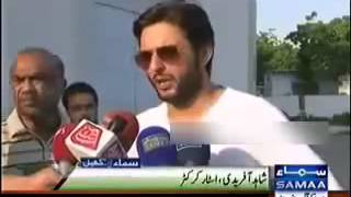 Popularity of shahid afridi decreasing Less than 10 fans came to me