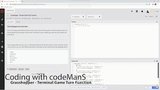 Codewars 8 kyu Grasshopper - Terminal Game Turn Function JavaScript