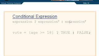 Conditional Expressions - 13 - Chapter 03