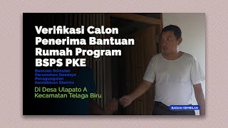 Catatan Haris Tome || Verifikasi Calon Penerima Bantuan  BSPS PKE || Bagian 9 #bsps #gorontalo