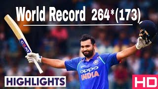 rohit sharma 264 highlights | rohit sharma 264 run in 173 ball full highlights