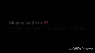 Mannar Anthem Recomposed | Perianj Roshan | Thilaxshan | Mannar