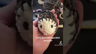 So stinkin cute!!!! #crochet #crochetpossum #possum #smallbusiness