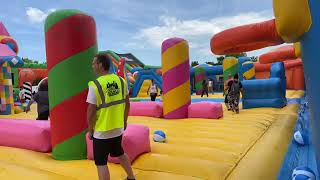 The World’s Largest Bounce House has come to Michigan
