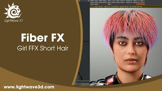 Lightwave 3D Girl FFX Short Hair