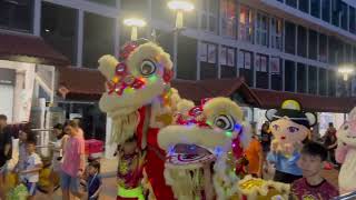 新加坡騰鋒龍獅體育會 Teng Feng LED Lion , War Drum \u0026 LED Dragon Dance Performance at Toa Payoh 23 Sept 2023