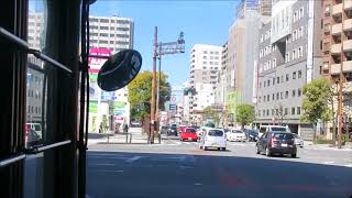 大分バス12683　県庁正門前→萌葱台　前面展望動画