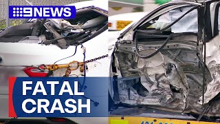 Police searching for driver after deadly Uber crash | 9 News Australia