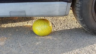 Experiment Car vs Giant Orbeez Water Balloon - Slow Motion | Crushing Crunchy & Soft Things by Car